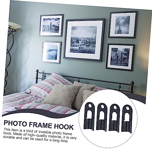 Image of 24pcs Picture Frame Hooks Heavy Duty Home Hanging Tools for Photo Frames Wall Decorations and Office Organization Iron Hardware for Easy Installation
