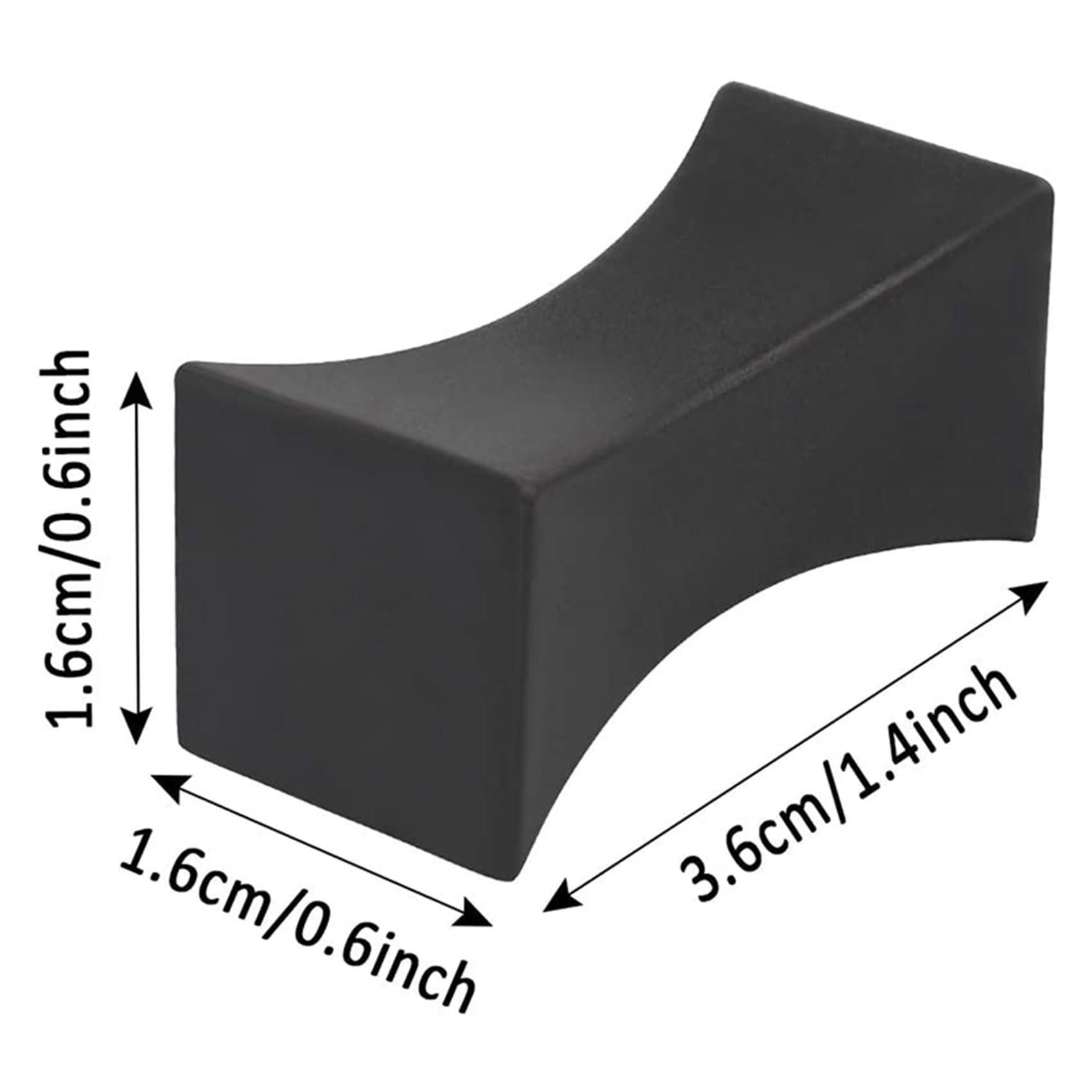 100 Piezas Resto de Palillos Palillos Pequeños Soportes de Cuchara Tenedor Juego de Palillos Utensilio Cubiertos Soporte Negro