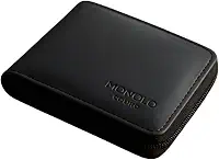Carteira Masculina Couro Legítimo Ziper Porta Cartão Documentos Crédito CNH Grande Completa Monolo