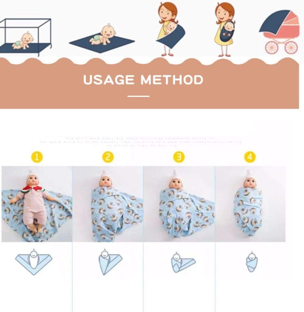 Mantas Para Bebés Toalla De Baño De Gasa De Cuatro Capas Para Bebés De Tul Toalla De Baño Para Bebés Toalla De Baño Absorbente De Dibujos Animados Recién Nacidos-Zorro De La Selva_100 * 120