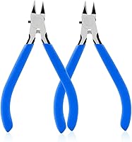 Vista 8 de Cortadores de alambre de 5 pulgadas para componentes electrónicos, cortadores laterales CR-V para manualidades, cortadores diagonales ultra