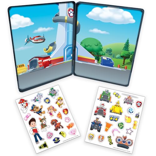 Tcg Toys 23040 Paw Patrol - Magnetic Creations Tin - Dress Up Play Set - Includes 2 Sheets Of Mix & Match Dress Up Magnets With Storage Tinch Great Travel Activity For Kids And Toddlers! thumb #1