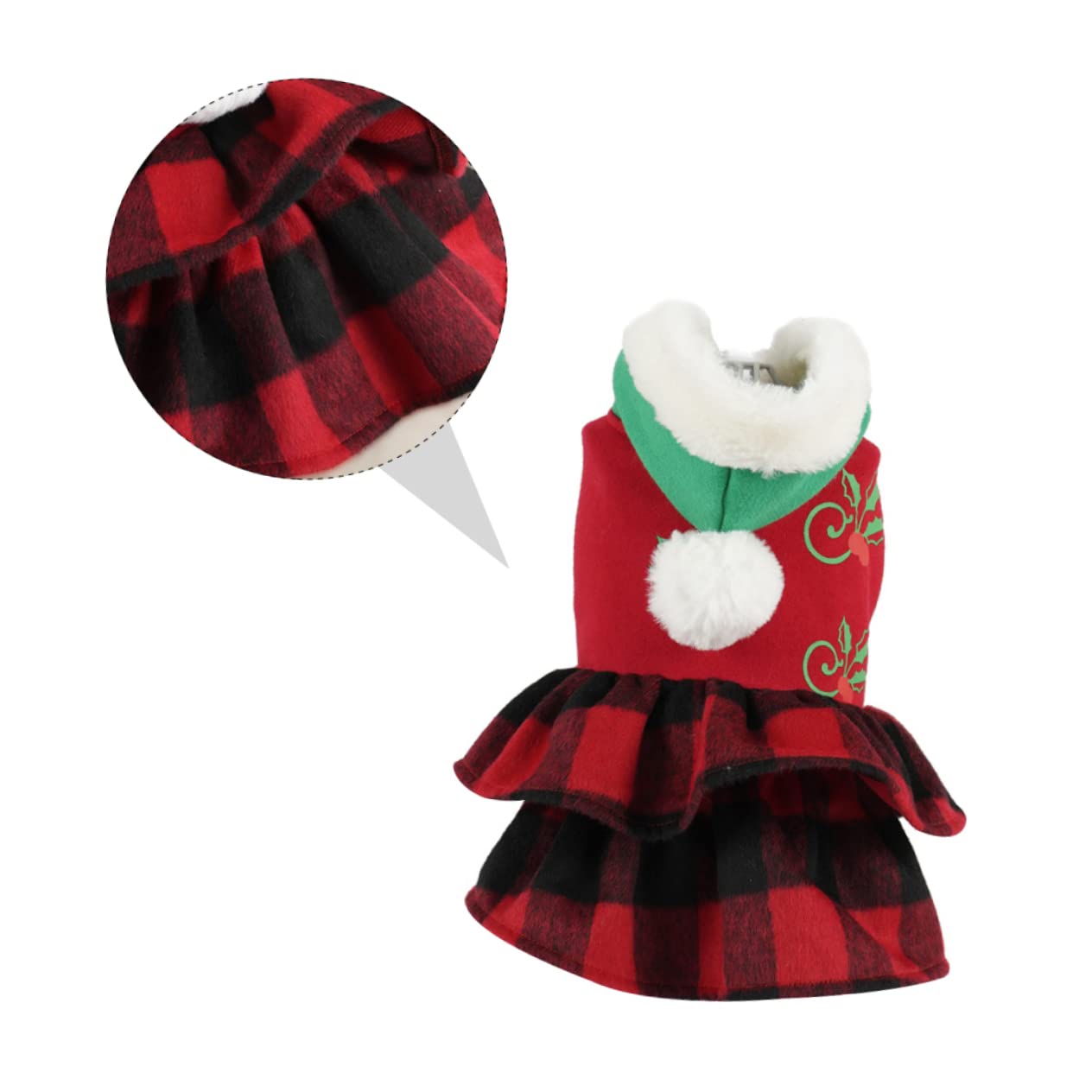 minkissy 3 Stücke Haustier Hund Weihnachten Transformation Kostüm Nette Hund Kostüme Xmas Hund Kleidung Katze Weihnachten Outfits Welpen Weihnachtskostüm Hund Weihnachten Tuch Kleid Polyester Erdtöne