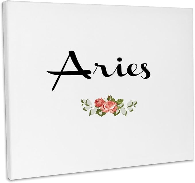 3dRose, Image of Aries Quote, Museum Grade Canvas Wrap 10x8