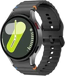 Pulseira para Galaxy Watch 7 40 e 44 mm de Silicone Premium - Compatível com Samsung Galaxy Watch 4, 5, 6, 7 e FE - FD Acessórios
