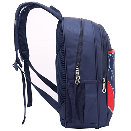 Kids Waterproof Backpack for Elementary or Middle School Boys and Girls (Royalblue with Reflector)2