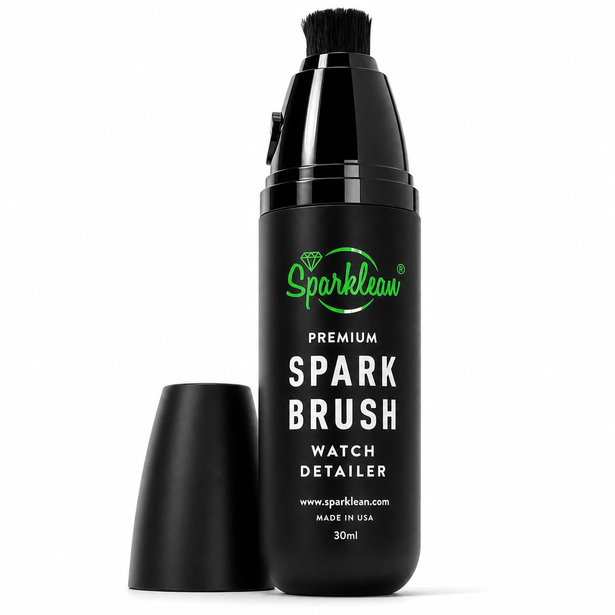 Sparklean SparkBrush Watch Cleaner - Pre-Filled Brush Kit, 200+ Cleans