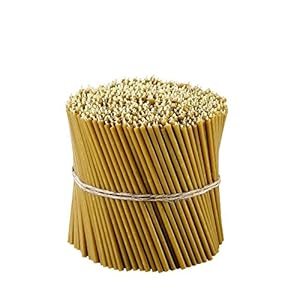 Danilovo 100% Bienenwachs Spitzkerzen, 500 Stück