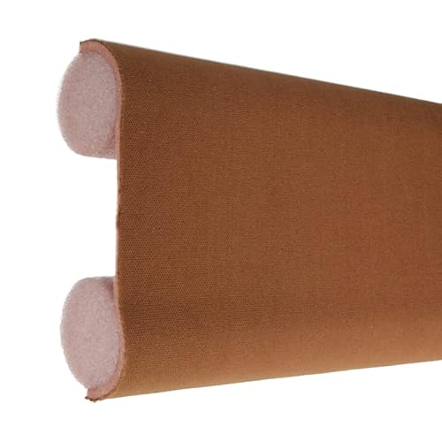 Gedotec Keep Away Boudin de porte 100 cm marron | 1 joint de porte coulissant des deux côtés | Keep Away | Boudin de traction d'air découpable sur mesure pour portes | Joint double face