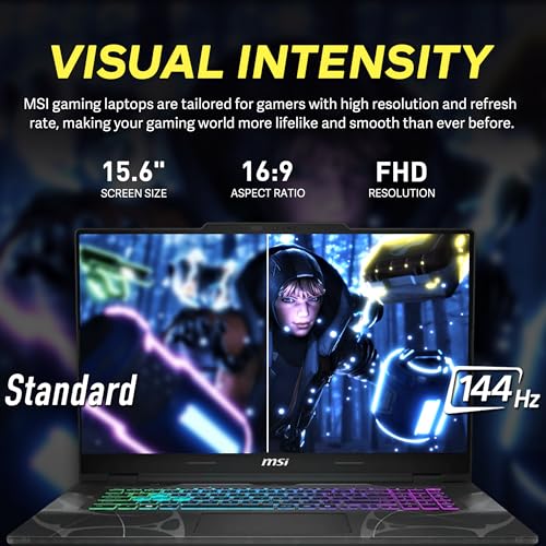MSI Cyborg portátil gaming 15.6" 144Hz Intel Core i7 miniatura 4