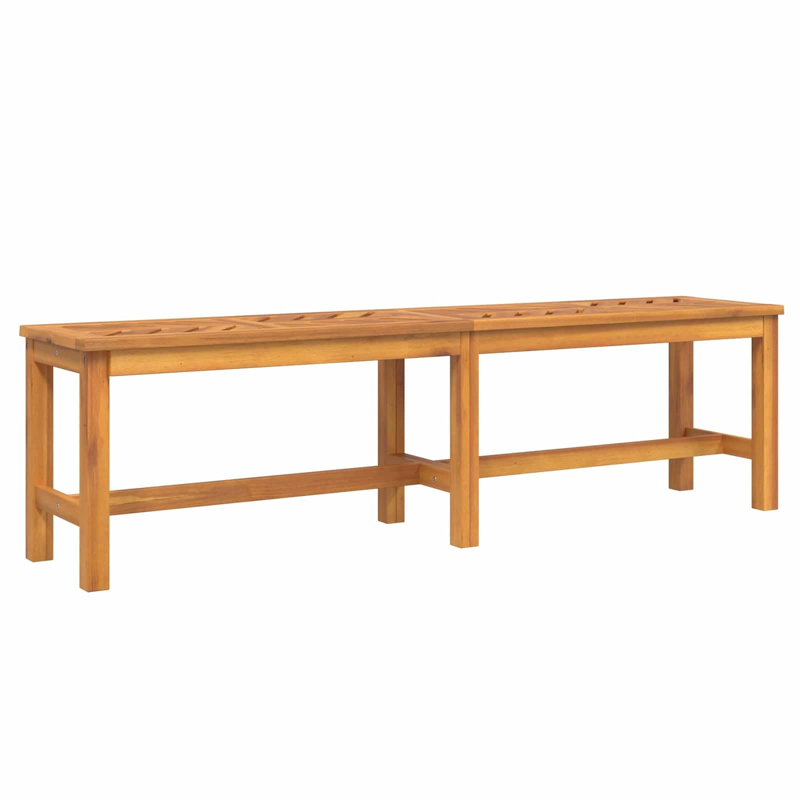 Set da pranzo da giardino in legno massiccio di acacia, marrone, 5 pezzi, con tavolo da 200 x 90 x 74 cm e set di sedute per terrazza, balcone, esterno, ideale per sala da pranzo, resistente