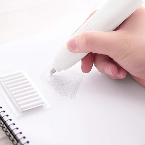 Miniatura 4 de Kit de borrador eléctrico con 10 repuestos de borrador, borradores automáticos para dibujo de artistas, pintura, bocetos, dibujos, planos