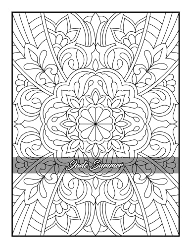 100 Amazing Patterns: An Adult Coloring Book with Fun, Easy, and Relaxing Coloring Pages - Image 53