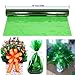 Cellophane Wrap Roll Green | 100’ Ft. Long X 16” in. Wide | 2.3 Mil Thick Transparent Green | Gifts, Baskets, Arts & Crafts, Treats, Cellophane Wrapping Paper | Colorful Cello Christmas, Holiday Color