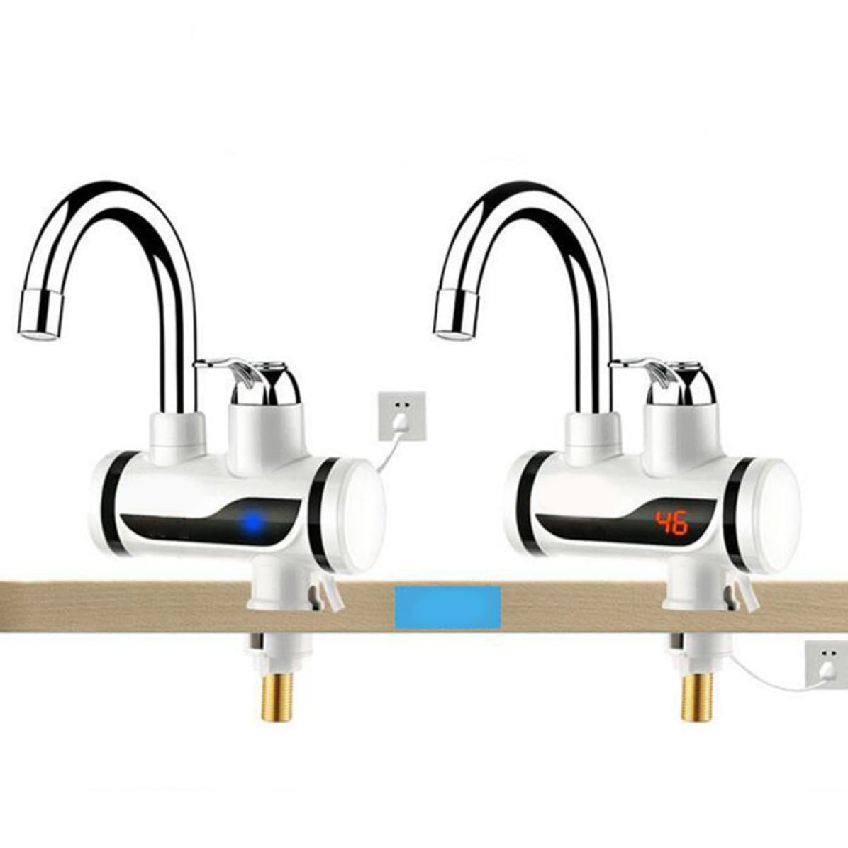 Grifo de Cocina Calentamiento Instantáneo y Pantalla Digital Ac220v