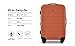 Wrangler Smart Spinner Hardside Luggage, 22-Inch Carry-On, Burnt Orange