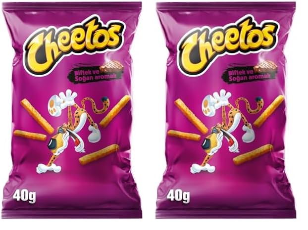 Cheetos BİFTEK VE SOĞAN AROMALI 40 GR 2li paket