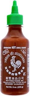 OCD Bargain Sriracha Hot Chili Sauce, Huy Fong 9 Ounce Bottle (1 Bottle)