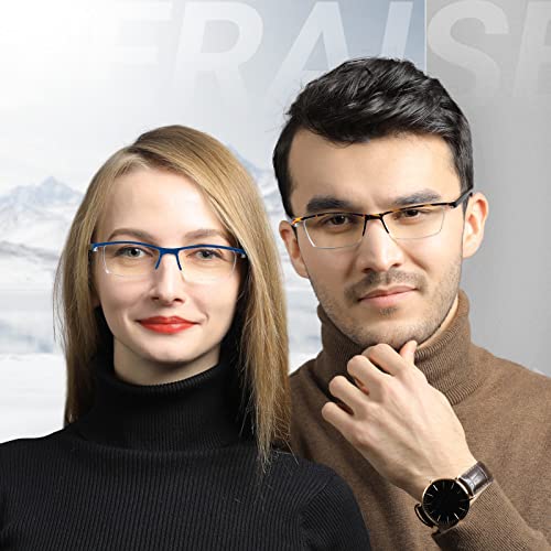 4PCSFashion Anti-blue light Reading Glasses Quality Readers for Men Women(2.50X) by TERAISE - Image 5