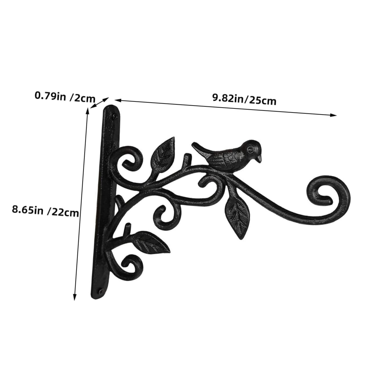 Toyvian Supporto Per Fioriera Sospeso Gancio Per Cestini Di Fiori Da Parete Supporto Per Piante Gancio Per Mangiatoia Per Uccelli Cesti Installazione Facile Per Balconi e Recinzioni Da Gia