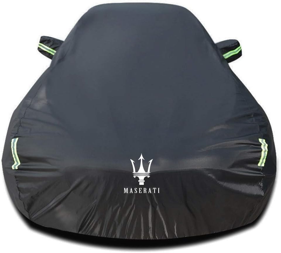 GYPPG Car Cover Compatible with Maserati Quattroporte 4dr Sedan/Saloon 1963-2021[AM107 AM123 AM330 AM337 M139 M156], All Weather Full Automobiles Covers Waterproof Windproof All Season Car Covers
