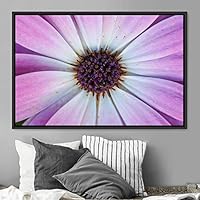 Framed Canvas Wall Art Blooming Closeup Botanical Chic Closeup Expressive Multicolor Photography Realism Ultra - 16x24 inches