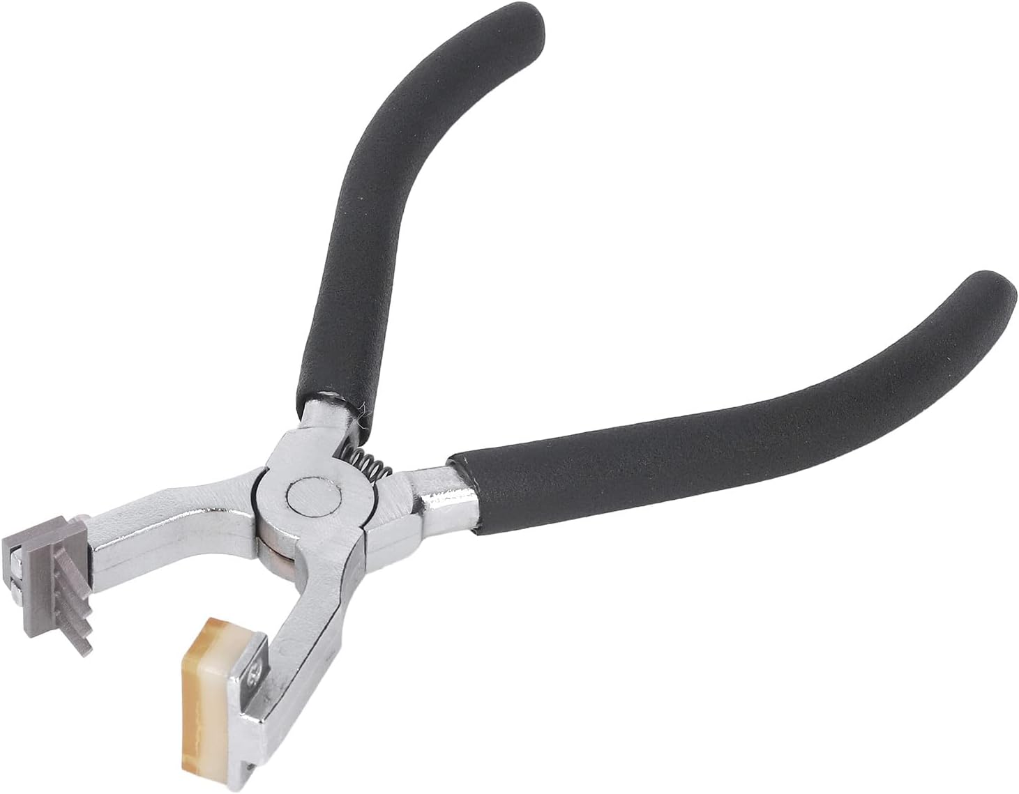 Pince à Poinçonner à Burin coudé Français, Outil de Perforation de Trous en Acier Inoxydable pour L'artisanat et les Projets en Cuir