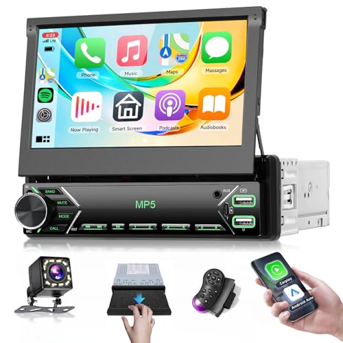 Autoradio 1 Din avec Mirror Link et caméra de recul pour un guidage précis