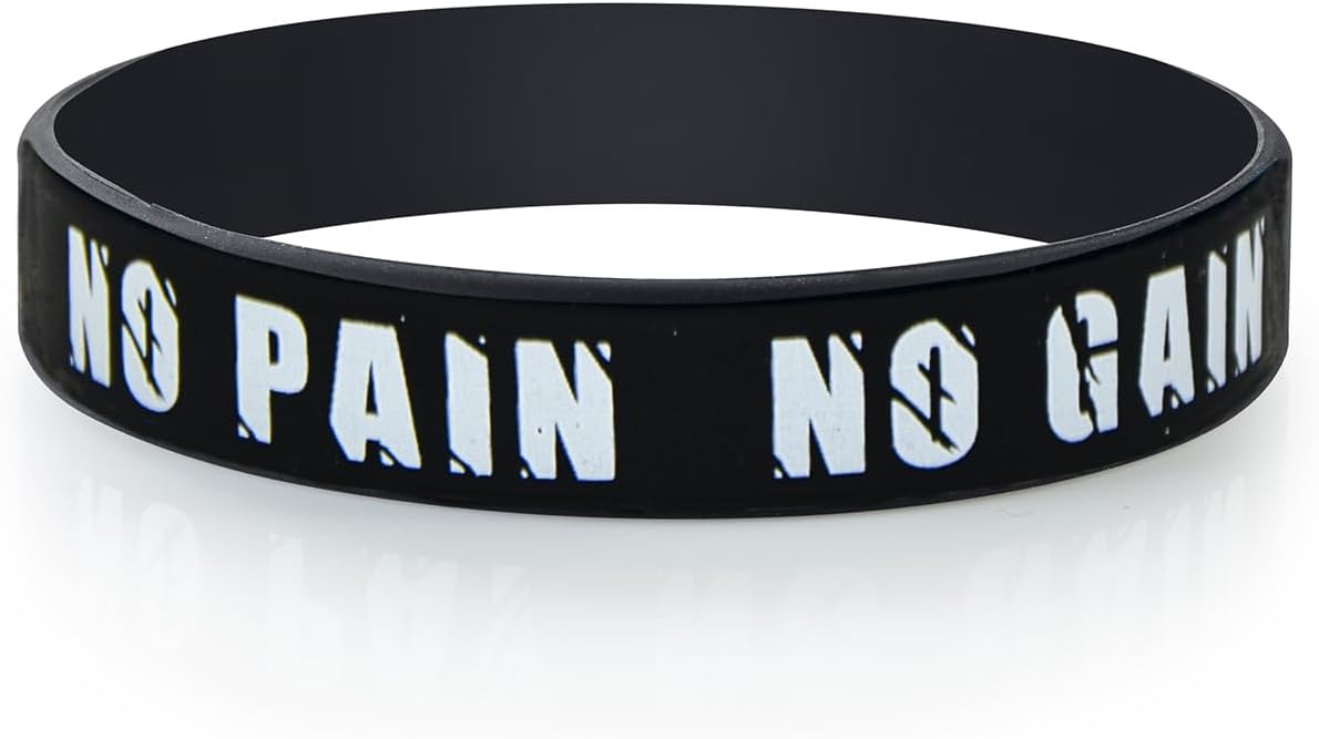 Inspirational Rubber Bracelets,Messages Motivation and Inspiration，Non-Toxic Hypoallergenic,Gifts for Men Ladies and Teens,Gifts for Parties,Events
