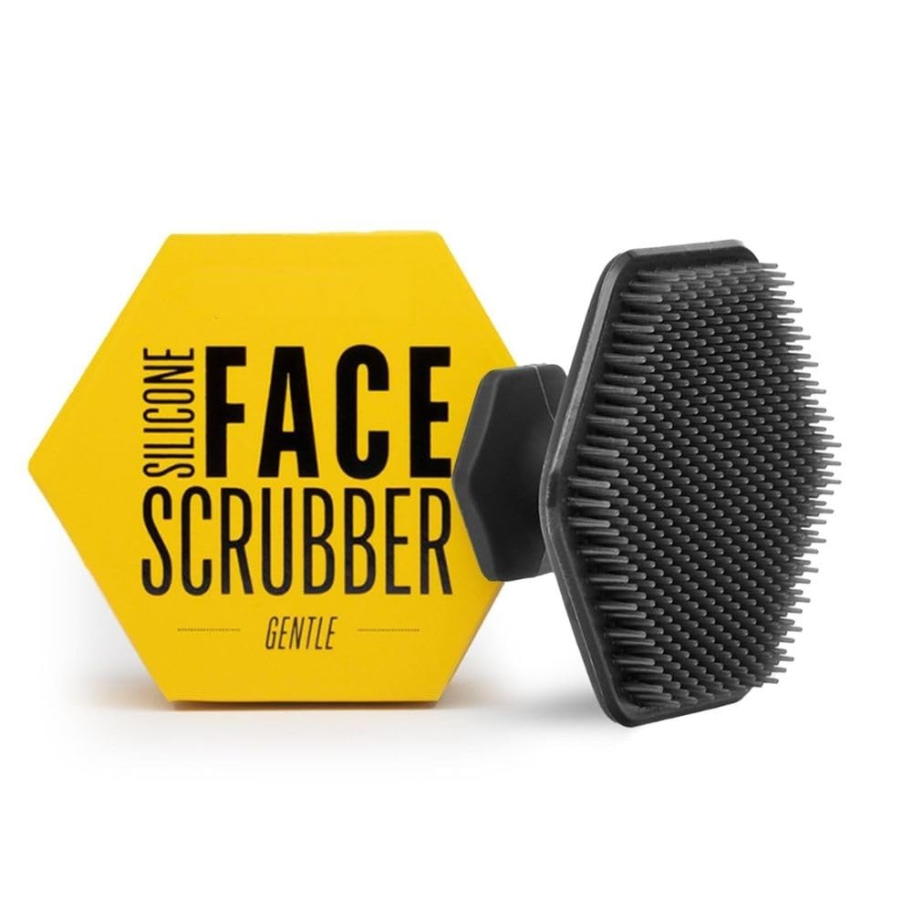 CETLO Silicone Face Scrubber for Gentle Exfoliation and Deep Cleansing | Soft Silicone Facial Brush for Women and Men | Blackhead Remover, Pore Cleaner, Face Massager & Skin Care Tool