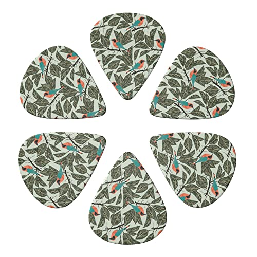 Tropical Plants Lot de 6 médiators pour guitare acoustique, guitare électrique, basse, ukulélé – fins, moyens et épais. - Les Beatles, Paul McCartney, John Lennon, RIngo Starr, George Harrison Tropical Plants Lot de 6 médiators pour guitare acoustique, guitare électrique, basse, ukulélé – fins, moyens et épais. – Image 5