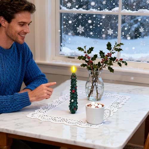 Bougies LED pour sapin de Noël électriques avec télécommande - 2