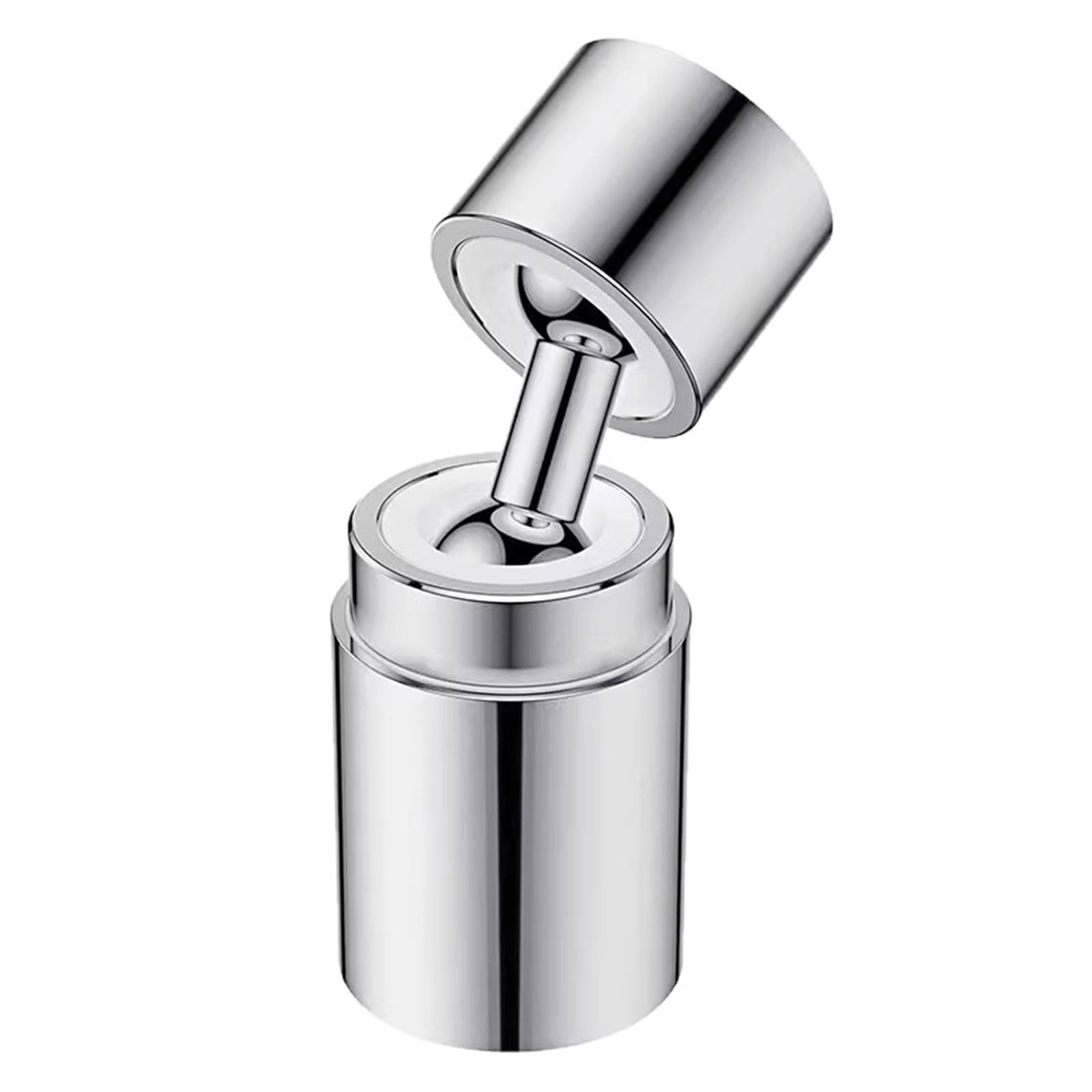 Msioytog Single Gear Faucet Aerator 360 Degrees Rotation Anti Splash Water Saving Efficient Flows Control Easy Installation Zincs Alloys Multifunctional Zincs Alloys Aerator