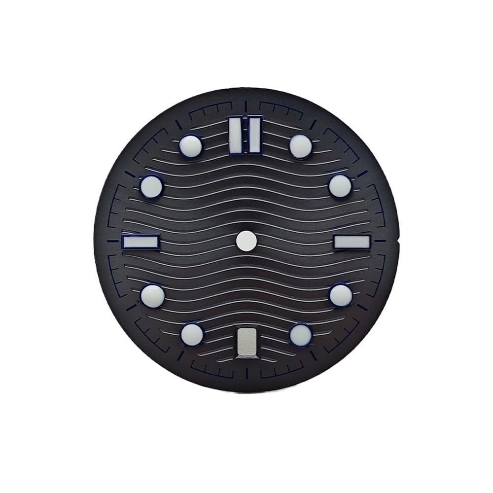 1 szt. Tarcza zegarka o średnicy 31,7 mm, zielona, ​​świecąca, pasuje do mechanizmu NH35, akcesoria zegarków naręcznych, sterylne