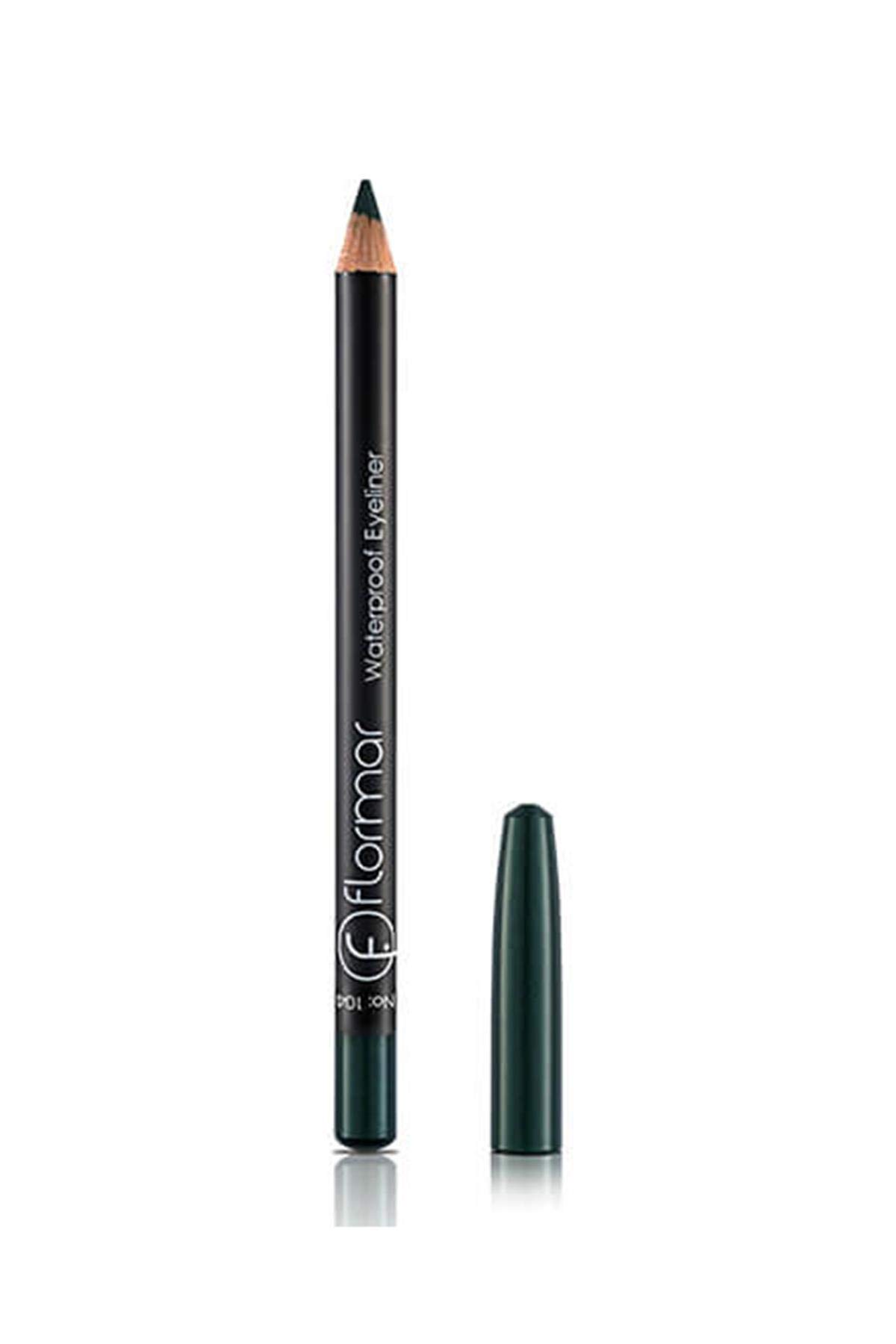 Flormar Waterproof Eyeliner - Suya Dayanıklı Göz Kalemi No104 Cobalt Green 1.14gr