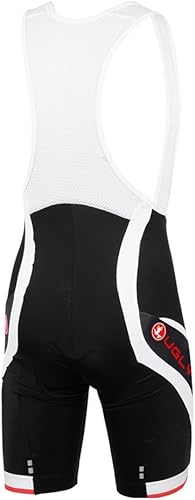 Miniatura 9 de UGLY FROG Designs - Pantalones cortos de ciclismo con pantalones cortos con peto, pantalones cortos de ciclismo ProBIP, acolchado 3D Coolmax,