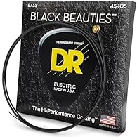 Gauge: Medium Hand-made with black polymer coat Signature crisp tone, clarity, and volume of DR's traditional handmade strings Super-thin coating on the plain strings and on the wrap wire Extended string life