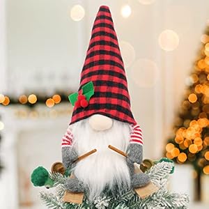 Christmas Tree Topper Gnome Christmas Decoration Star Tree Topper Gnome Christmas Tree Topper Hand Made Christmas Tree Decoration