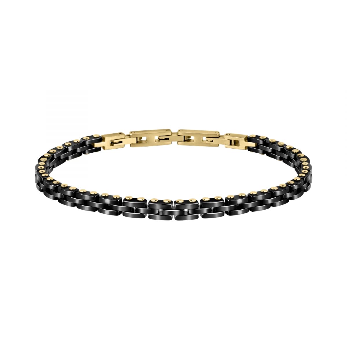 Sector Bracelet PULSEIRA, Ceramic,PRETA E DOUR,22CM SAFR27 Brand, one size, Metal, Not a gemstone