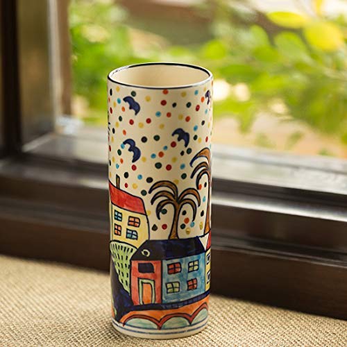 Vase à fleurs en céramique décorative pour sublimer une table basse
