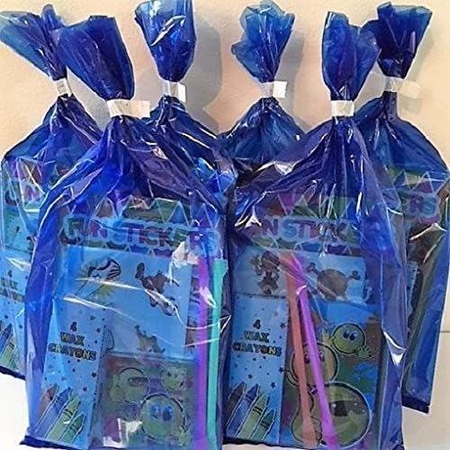 6 x Childrens Pre Filled Party Bags - 12 Items Per Bag - Boys Kids Birthday Favours Goody Bags (Boys)