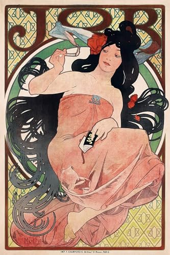 Affiche tchécoslovaque Mucha art nouveau décoration maison