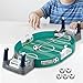 Mini Tabletop Football Pinball Games Table Board Hand Eye Coordination Soccer Football Games for Rooms Family Night Parties Adults, Upgraded Large