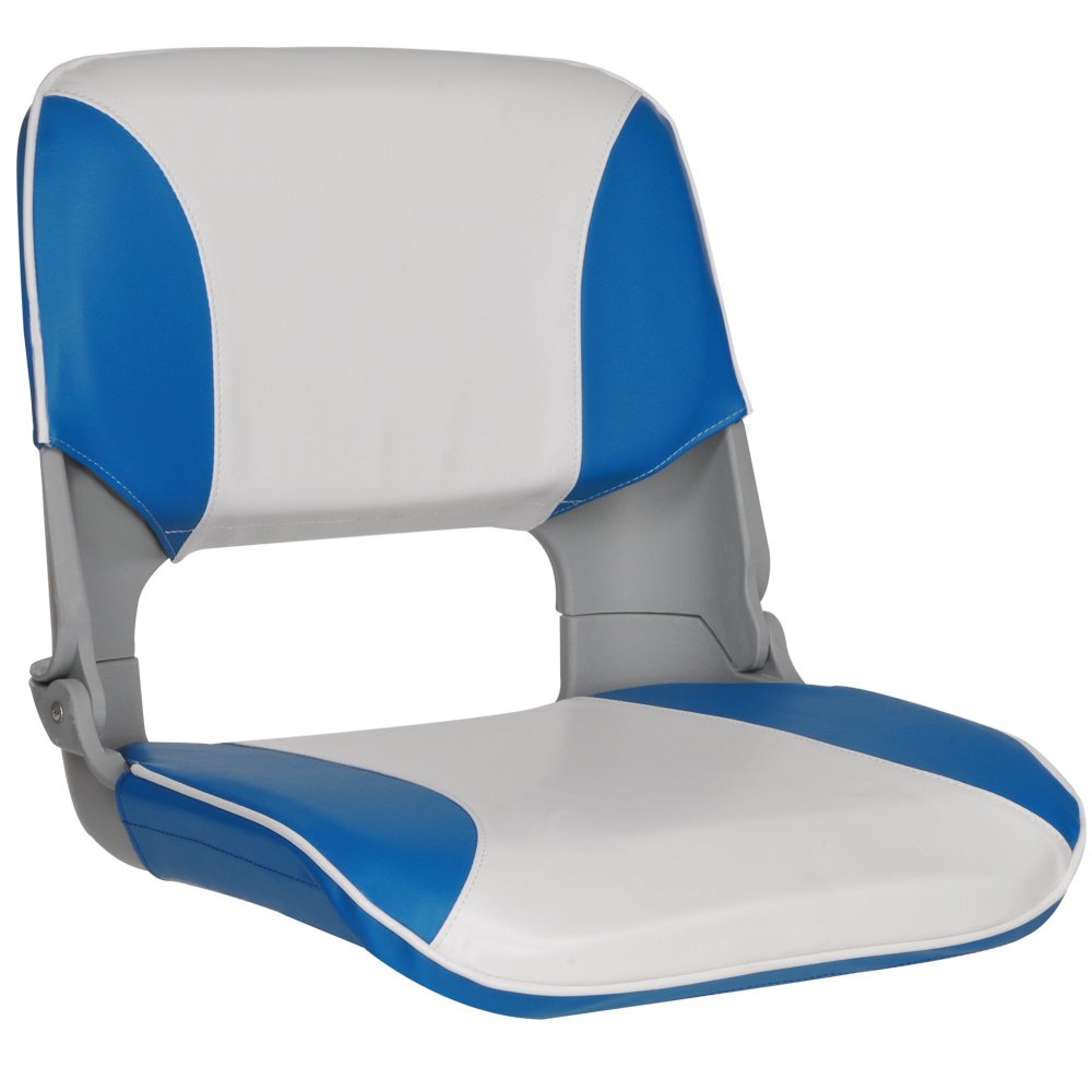 Oceansouth Siège de Bateau Pliant Skipper (Bleu/Blanc)