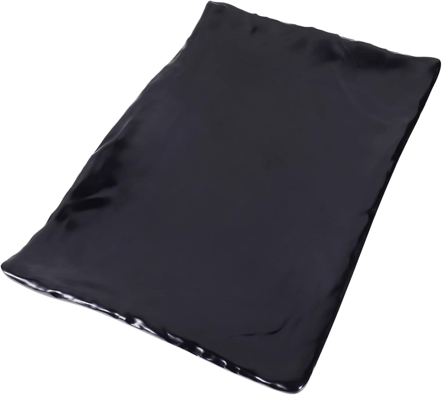 GenericJapanese Contemporary Sushi Plate, Black, Rectangular, 27.6x19cm, 1pc