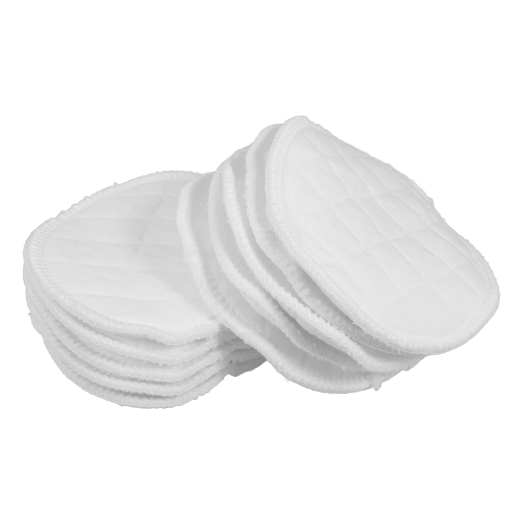 HAPINARY 10pcs Reusable Breastfeeding Pads 12 Layer Cotton Washable Nipple Pads for Maternity Soft Leak-Proof Nursing Supplies