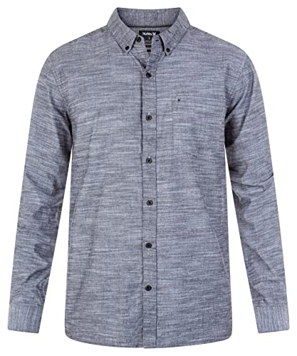 Hurley Men's One and Only Textured Long Sleeve Button Up4