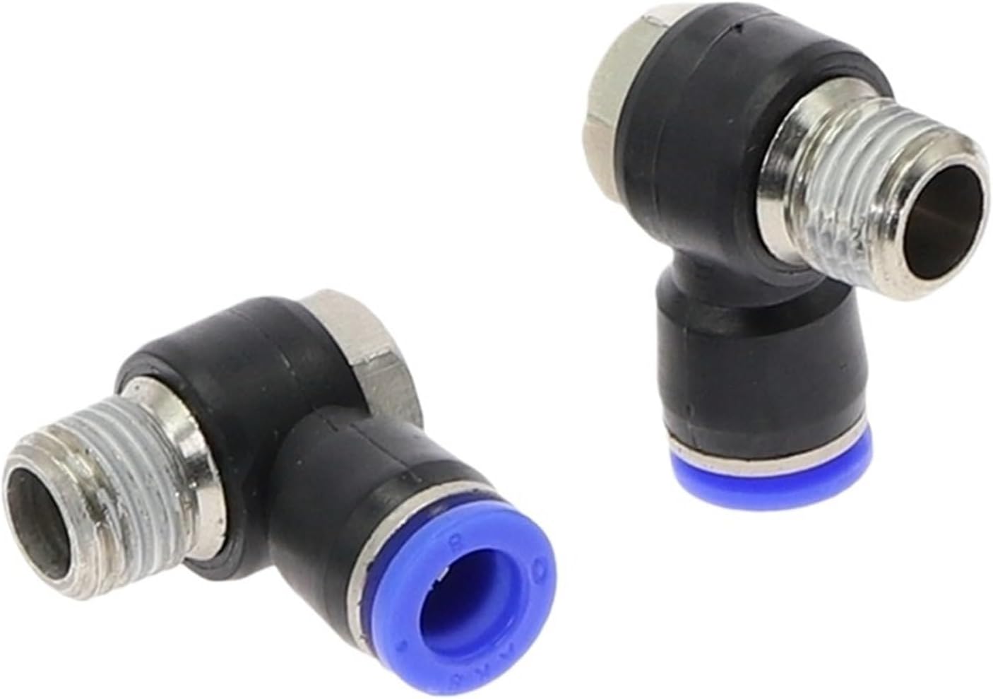 1pc PH" hexagonal Air Pneumatic Pipe Connector 4mm-12mm OD Hose Tube 1/8" 1/4" 3/8" 1/2" BSPT Male Thread L Shape Gas Quick Fittings(6mm OD Hose,1/4")