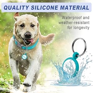  Dog-Tags-Personalized-for-petsQR-Code-Smart-Pet-ID-Tagfor-Small-Medium-Large-DogsAnti-LostCustomWaterproof-Silicone-Dog-Cat-TagInstant-Location-AlertsEasy-Online-Profile-UpdatesBlue