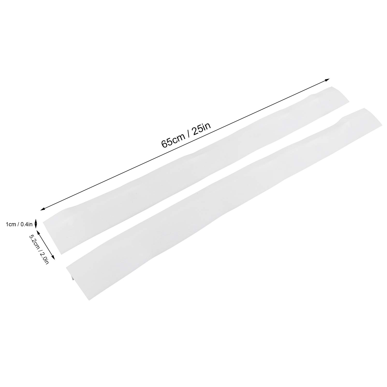 Bande De Protection Silicone Pour Cuisinière - 2 Pièces 21" Et 25" - Anti-huile, Anti-poussière, Facile à Nettoyer - 4